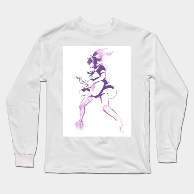 BANDMAID GUITARIST Long Sleeve T-Shirt by joearc